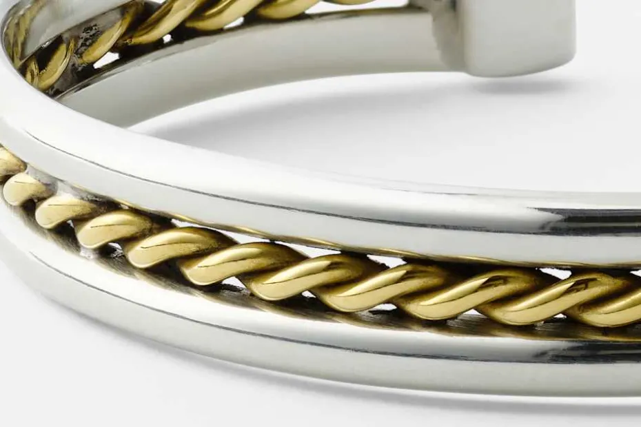 Armband Fläta Smalt