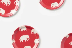 Glasunderlägg Elefant