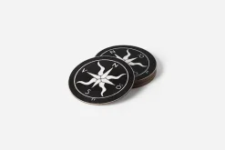 Glasunderlägg Kompass