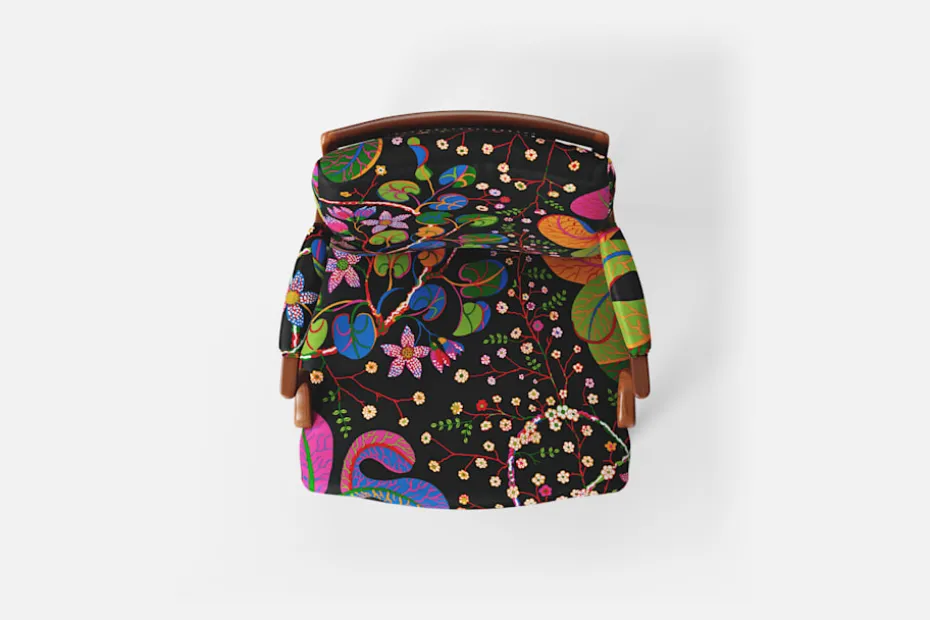 Karmstol 969 Kederband Sitthöjd 47 cm