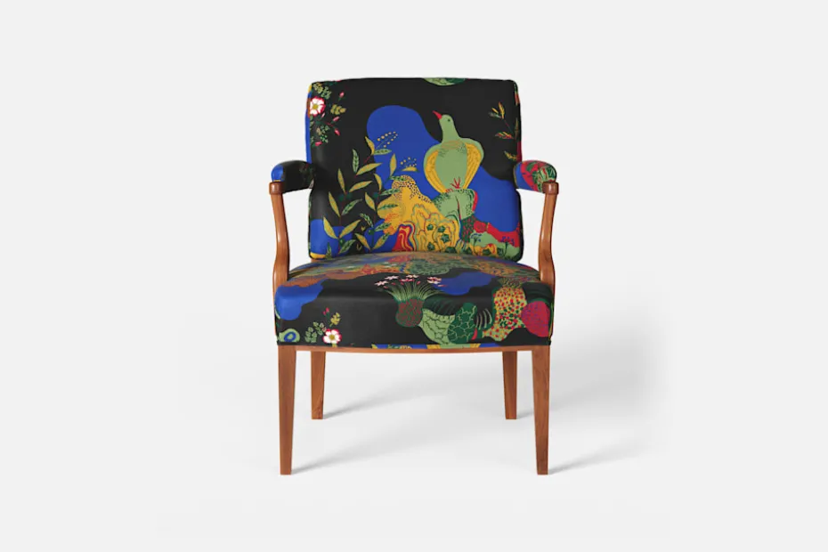 Karmstol 969 Kederband Sitthöjd 43 cm