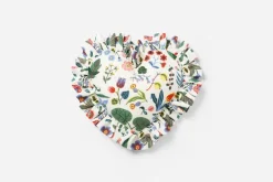 Kudde Hjärta med Volang