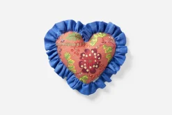 Kudde Hjärta med Volang