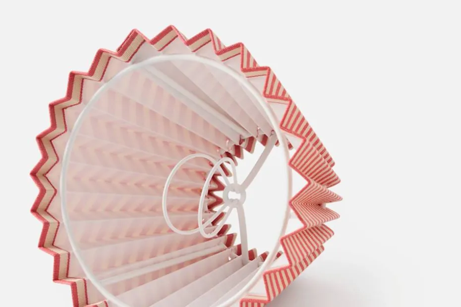 Lampskärm Plisserad