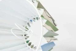 Lampskärm Plisserad