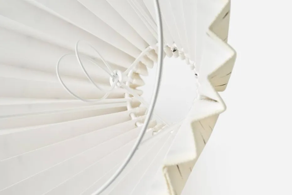 Lampskärm Plisserad