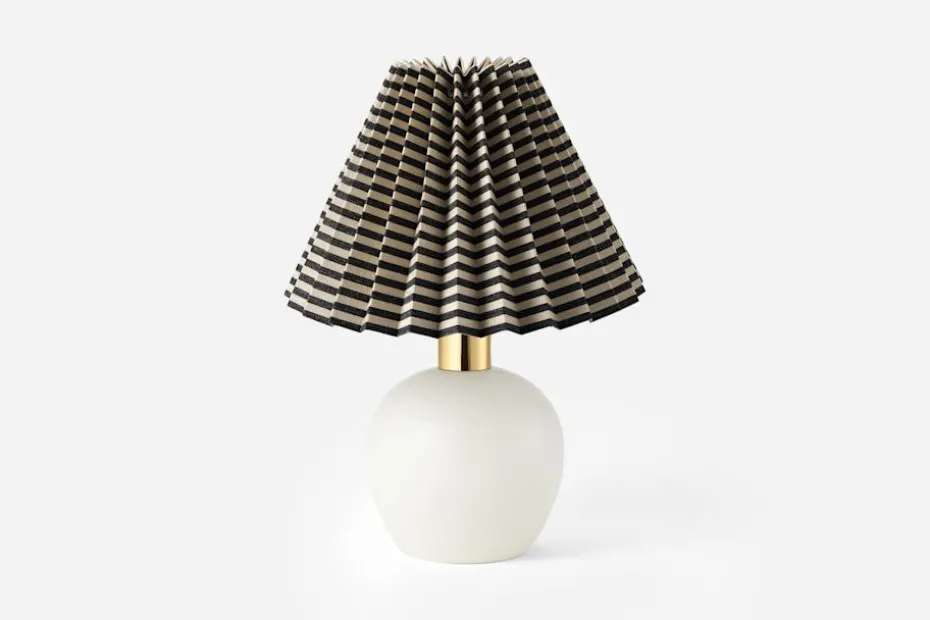 Lampskärm Plisserad