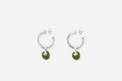 Örhänge Creoler Jade