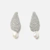 Örhänge Spiral Shell Pearl