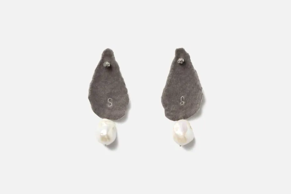 Örhänge Spiral Shell Pearl