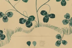 Tapetprov Krysantemer