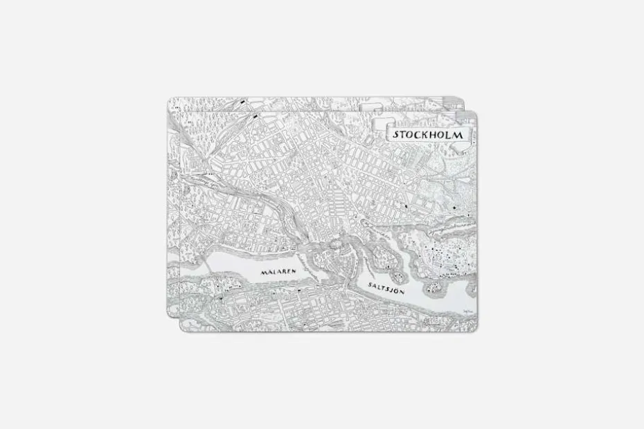 Underlägg Stockholmskartan